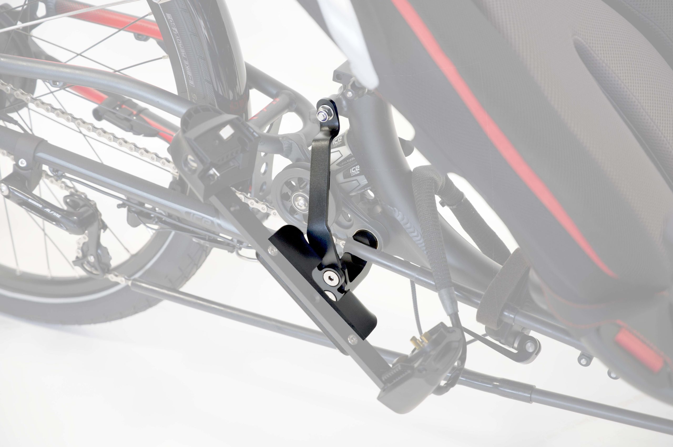 ICE Battery Mount for Suspension Trikes Without Rack Recumbent Trike