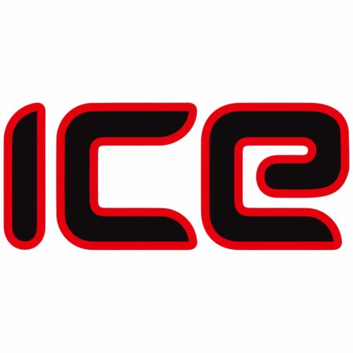 RTS Reproduction ICE Cruciform Decal - Black with Red Border (One)